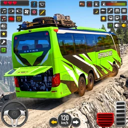 Bus Driving Euro Coach Bus 图标